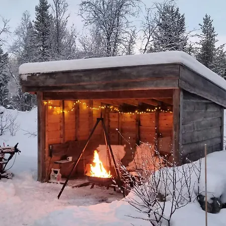 By Otra With Fire Pit Near Hovden *