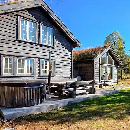 By Otra With Fire Pit Near Hovden Casa de Férias